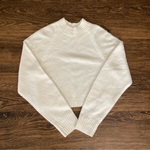 Urban Outfitters White Crop Sweater